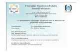 6 Congreso Argentino de Pediatría General Ambulatoria · Azar organizador. Teoría del Caos Efecto Mariposa Pequeños y simples cambios iniciales en el punto de partida de un proceso