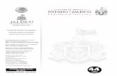 Jalisco - 44 · Administrativo del Estado de Jalisco y sus Municipios, ley supletoria a la materia en términos de lo dispuesto por el numeral 158 de la Ley del Notariado del Estado
