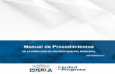 Manual de Procedimientospueblacapital.gob.mx/images/transparencia/obl/01... · desempeño de la gestión pública, como testimonios y memoria de las instituciones. ... fundamento