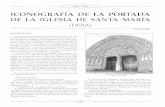ICONOGRAFÍA DE LA PORTADA...~Vla200~rTIPO DE PORTADA: LAS PARTES QUE LA COMPONEN Y SU TEMÁTICA El portal de la Iglesia de Santa María, está protegido por un pórtico cerrado y