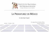 Colegio de Neonatólogos de Yucatán A.C. - LA PREMATUREZ EN … · 2019-10-22 · Enfermedad isquémica del corazón Diabetes mellitus 2000 ( 457.68 ) 2016 ( 685.76 ) ... Perinatal