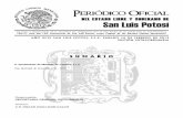 Periódico Oficial - CEFIMSLP€¦ · SABADO 16 DE FEBRERO DE 2013 3 Periódico Oficial del Estado Libre y Soberano de San L uis Potosí H. Ayuntamiento de Mexquitic de Carmona, S.L.P.