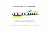 PROGRAMA DE GOBIERNO · MAJAGUAL en el 2023 será reconocida como un Municipio de gestión pública transparente, eficaz, eficiente y participativa, orientados desde liderazgos de