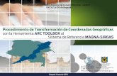 Unidad Administrativa Especial de Catastro Distrital - UAECD IDECA, La IDE de … · 2018-08-01 · Conversión de coordenadas planas a geográficas. Transformación del Datum Bogotá