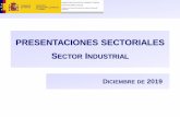Presentaciones sectoriales 2019: Sector Industrial...Material y equipo eléctrico Maquinaria y equipo mecánico Automoción Otro material de transporte Muebles Suministro de energía