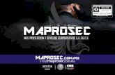 info@maprosec.commaprosec.com.mx/pdf/book_maprosec.pdf · 2016-06-14 · Guardias de protección para empresas, conjuntos habitacionales, obras en construcción, bodegas, centros