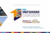 ER. INFORME - tonatico.gob.mxtonatico.gob.mx/publicaciones/2019/12/primer_informe.pdf · Informe de Gobierno Municipal de la Administración 2019-2021 que he tenido el honor de presidir.