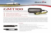 GMT100 - queclink.com ES 20140506.pdf · Relevador interno con circuito de cierre (Latch) Ventajas • Amplio rango de Voltaje de operación: 8 a 32V DC • Chipset interno u-blox