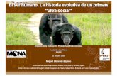 El ser humano. La historia evolutiva de un primate ...recursos.march.es/culturales/documentos/conferencias/pp2527.pdf · El ser humano. La historia evolutiva de un primate “ultratrtraa--social”