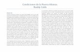 Condiciones de la Nueva Alianza. Buddy Cobbnuevopacto.es/onewebmedia/biblioteca/PDF IN SPANISH/CONDICIONES DE LA... · Condiciones de la Nueva Alianza. Buddy Cobb Parte: 01 Cuando