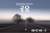 2015 - ACEXacex.eu/nuevosarchivos/memorias/2015.pdf · turas de transporte de forma que se potencie su posibilidad de uso. Esta intermodalidad adquiere su máxima expresión de un