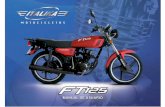 ACEITE ITALIKA · Tu nueva motocicleta modelo FT 125 está fabricada con la más alta tecnología, cuenta con un motor de 4 tiempos de 124 cc y encendido electrónico, que le permiten