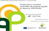 Producción y consumo sostenible de proteína vegetal en ... · contrarrestar el aumento del sobrepeso y la obesidad . DIVERSIFICACIÓN Y NUEVOS CULTIVOS, Villava, Navarra, 4 y 5