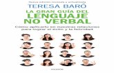LA GRAN GUÍA DEL...Teresa Baró La gran guía del lenguaje no verbal Cómo aplicarlo en nuestras relaciones para lograr el éxito y la felicidad Gran guia lenguaje no verbal.indb