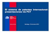 El sistema de patentes internacional: presentaciones vía PCT de... · 2015-04-09 · Puede favorecer al desarrollo del sistema PCT al disminuir costos y así fomentar la presentación
