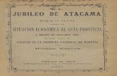  · al traves de cincuellta añoss Siete semanas de años han trascurrido desde aquél que se llamó de los descubrimientos (1848), en que la provincia de Atacama no era sino una