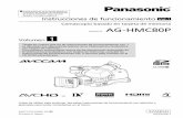 Volumen 1 - Panasonic USA PRO...SPANISH Volumen 1Tenga en cuenta que en las instrucciones de funcionamiento Vol. 1 se describen las operaciones básicas de la Videocámara-Grabadora