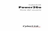 CyberLink Power2Godownload.cyberlink.com/ftpdload/user_guide/power2go/8/ESP/Power2Go_UG.pdf · incluye la mezcla de varias pistas y la creación de CD. Nota: * característica opcional
