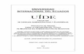 UNIVERSIDAD INTERNACIONAL DEL ECUADORi universidad internacional del ecuador facultad de ciencias administrativas y econÓmicas proyecto de grado para la obtenciÓn del tÍtulo de