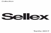 Tarifa 2017 - Sellex - Mobiliario de diseño · 4 pies de chapa de acero de 6 mm. espesor cortada a láser, con discos de apoyo con mecanismo de giro. Pinta- ... sillas = +10€