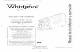 Modelo WHAMBS5 - Whirlpool Water Solutions · quistes filtrables. Si bien las pruebas se realizaron bajo condiciones normales de laboratorio, el rendimiento real del sistema puede