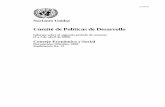 Comité de Políticas de Desarrollo - United Nations · Comité de Políticas de Desarrollo Informe sobre el segundo período de sesiones (3 a 7 de abril de 2000) Consejo Económico