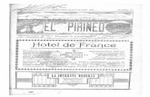  · PUIGCERDA 27 SEPTIEMBRE 1925 NUMERO D. Jaime 20 Hotel de France al Ila, al les ð-e poco e- JOSE BUHIGAS Servicios al cubierto y a la carta Vinos y champagnes de todas las