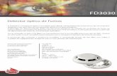 (Impress o de fotografia de p gina completa) PT.pdfO FD3030 é um detector óptico concebido para alertar atempadamente a ocorrência de um incêndio, reagindo a um nível fixo de
