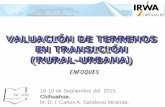 VALUACIÓN DE TERRENOS EN TRANSICIÓN (RURAL-URBANA)fing.uach.mx/avisos/2015/09/23/Terrenos en... · El mercado de bienes raíces y en especial de predios rústicos (en transición)