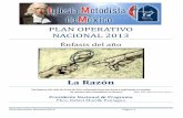 La Razón - WordPress.com · Plan Operativo Nacional 2013 Página 3 CONTENIDO I . PLAN OPERATIVO NACIONAL (ANTES PROGRAMA NACIONAL) 2010-2023 Presentación.