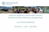 Políticas públicas y desarrollo rural en América Latina ...-+FAO...Pobreza disminuyó en la región, tanto en lo urbano como en lo rural. Sin embargo: - La pobreza rural sigue siendo