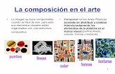La composición en el arte · El punto de interés o centro visual • En el conjunto visual los elementos poseen un orden y una jerarquía determinada y marcada por el punto de interés