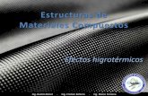 Estructuras de Materiales Compuestosaero.ing.unlp.edu.ar/catedras/archivos/Clase 8 - Efectos higrotermicos.pdf · • Los esfuerzos y momentos resultantes asociados a esas tensiones