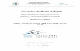 LA PROTECCIÓN DE DATOS ANTE EL INTERNET DE LAS COSASoa.upm.es/47426/1/TFC_MARIA_TERESA_ROMERO_GARCIA.pdf · 2017-08-30 · La Protección de datos ante el Internet de las Cosas .