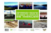 Programa Estatal de Accion ante el Cambio Climático de …El Programa Estatal de Acción Ante el Cambio Climático de Hidalgo ... miso de trabajar para alcanzar el desarrollo integral