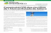 VER MÁS NOTAS >> Construirá CFE dos circuitos de …avaltec.com.mx/wp-content/uploads/Lunes-31-Dic-2018.pdfJorge García / Monitor Energético La Comisión Federal de Electricidad