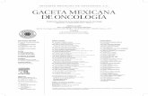Publicación Oficial de la Sociedad Mexicana de Oncología ... · el 4% de los pacientes hospitalizados sufrían algún daño en el hospital y 70% de estos eventos adversos tuvieron