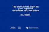 para organizar eventos accesibles - CONAPRED · Catálogo de recomendaciones de accesibilidad para personas con discapacidad. ... de leyes, Normas Mexicanas (nmx) y Normas Oficiales
