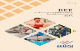 Directorio de Empresas y Establecimientos 2014 · 6 DEE INEC - COSTA RICA II. Actualización del DEE en el 20143 La dinámica de actualización en el 2014 se llevó a cabo en cuatro