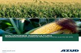 SOLUCIONES AGRICULTURA - AZUD · hileras de cultivo puede variar de 0.50 a 1 m y el espaciado entre golpes de siembra puede estar entre 15 y 25 cm. El maíz es un cultivo de la familia