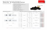 Electroválvula mando indirecto 2/2 Serie 3-membrana lasber3+SP.pdf · Electroválvula mando indirecto 2/2 Serie 3-membrana Dimensiones y caudales Electroválvula mando directo serie
