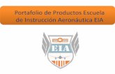 Portafolio de Productos Escuela de Instrucción Aeronáutica EIA · 2018-03-27 · • precio de venta de 7 a 10 personas: 1,340.000$ – tripulaciÓn de cabina de pasajeros u otros