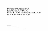 Propuesta escuelas salesianas 2008salesianostrinidad.com/Archivos/Recursos/qs_propuesta_e... · 2016-02-14 · Delegación Nacional (sdb) y Coordinadora Nacional (fma) de Pastoral
