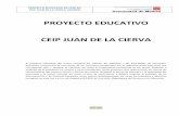PROYECTO EDUCATIVO CEIP JUAN DE LA CIERVAcpjuandelaciervamadrid.es/wp-content/uploads/2018/03/PEC_2016.pdf · PROYECTO EDUCATIVO DE CENTRO CEIP JUAN DE LA CIERVA. MADRID 1 PROYECTO