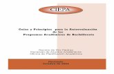 Guías y principios para la Autoevaluación de Programas ...opep.uprrp.edu/prevopa/EvaProDocs/... · Guías y Principios para la Autoevaluación de Programas Académicos de Bachillerato