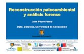 Reconstrucción paleoambiental y análisis forenserriquelm/04_Paleo_CursoIsotopes2017.pdf · forense Juan Pedro Ferrio Dpto. Botánica, Universidad de Concepción. Reconstrucción