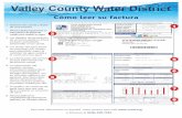 Cómo leer su factura - Valley County Water District To Read Your Bill_ 2017 spanish.pdfCómo leer su factura. 1.Número de cuenta y fecha de vencimiento. 2.Ahora puede proporcionar