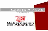Gaceta # 7976 · republica de colombia departamento del atlÁntico secretaria de desarrollo econÓmico contrato nº 000013 contrato de prestaciÓn de servicios profesionales suscrito