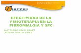 EFECTIVIDAD DE LA FISIOTERAPIA EN LA FIBROMIALGIA Y SFCunicenvirtual.com/.../05/fisioterapia-en-fibromialgia.pdf · 2015-05-13 · tiempo; por lo que se puede tener en cuenta como