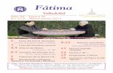 Boletín Fátima Diócesis de Valladolid - Nº 219, Mayo-Junio ... del Jueves Santo Visita del Presidente internacional 13 Historia Sagrada. Tesorería 14 ... 2 FÁTIMA N.º 219 Muy